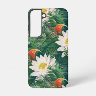 Die tropischen Vögel und das Lotus-Muster von The Samsung Galaxy Hülle