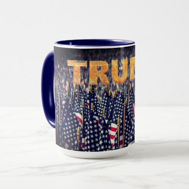 Die Trump-Tasse Tasse (Vorderseite Links)