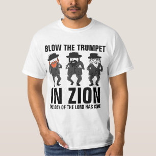 DIE TRUMPETE IN ZION VERBREITEN, messianische T -  T-Shirt