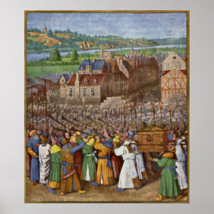 Die Trumpets von Jericho von Jean Fouquet Poster