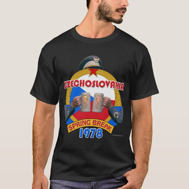 Die Tschechoslowakei-Frühjahrsferien 1978 T-Shirt (Vorderseite)