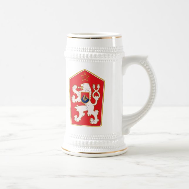 Die Tschechoslowakei-Wappen Tasse 1960 (Rechts)