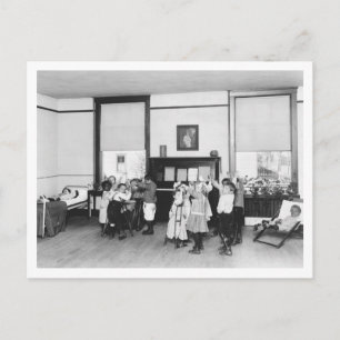 Die Tuberkulose-Bekämpfung in den 1920er Jahren Postkarte