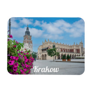 Die Tuchhalle am Hauptplatz von Krakau, Polen Magnet