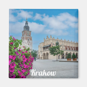 Die Tuchhalle am Hauptplatz von Krakau, Polen Magnet