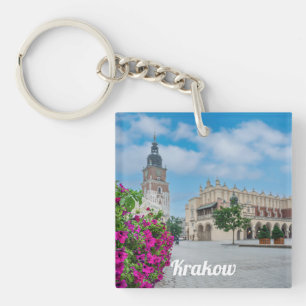 Die Tuchhalle am Hauptplatz von Krakau, Polen Schlüsselanhänger