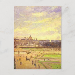 Die Tuileries Gardens 2 von Camille Pissarro Postkarte