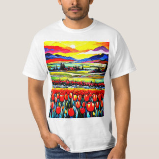 Die Tulip-Felder 3 T-Shirt