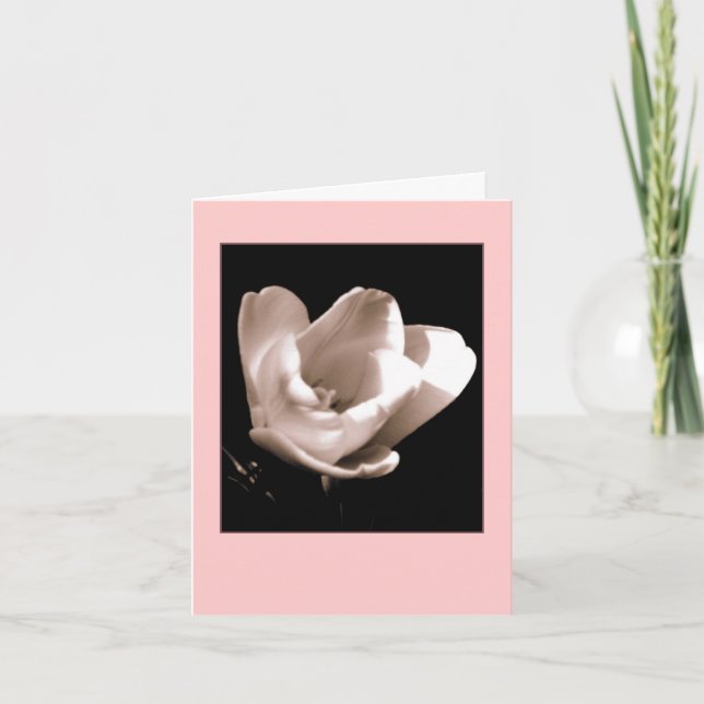 'Die Tulpe' Leere Karte (Vorderseite)