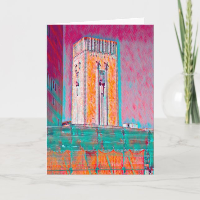 Die Tunnellüftungsanlage der Königin Karte (Vorderseite)