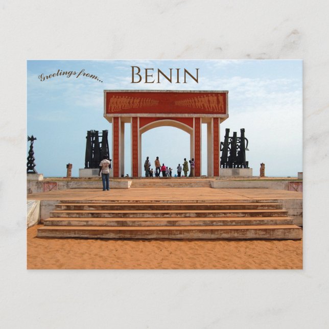 Die Tür des Nichts Ouidah Benin Postkarte (Vorderseite)