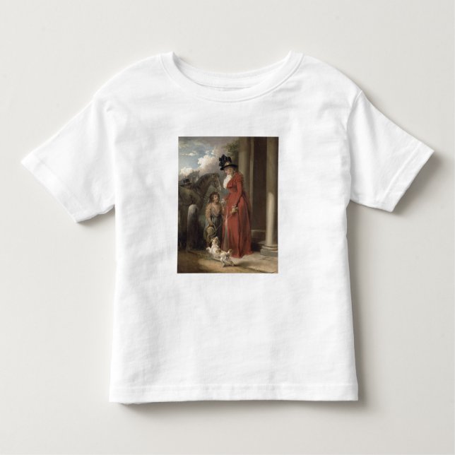 Die Tür des Squires, c.1790 (Öl auf Leinwand) Kleinkind T-shirt (Vorderseite)