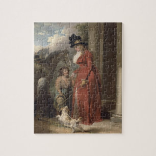 Die Tür des Squires, c.1790 (Öl auf Leinwand) Puzzle