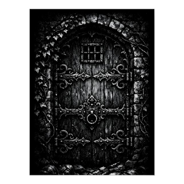 Die Tür des Zauberers — von BurnsInHell Poster (Vorderseite)