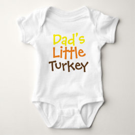 Die Türkei-Baby-Jersey-Bodysuit des Vaters wenig Baby Strampler