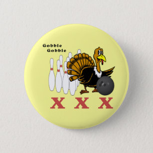 Die Türkei-Bowling Button