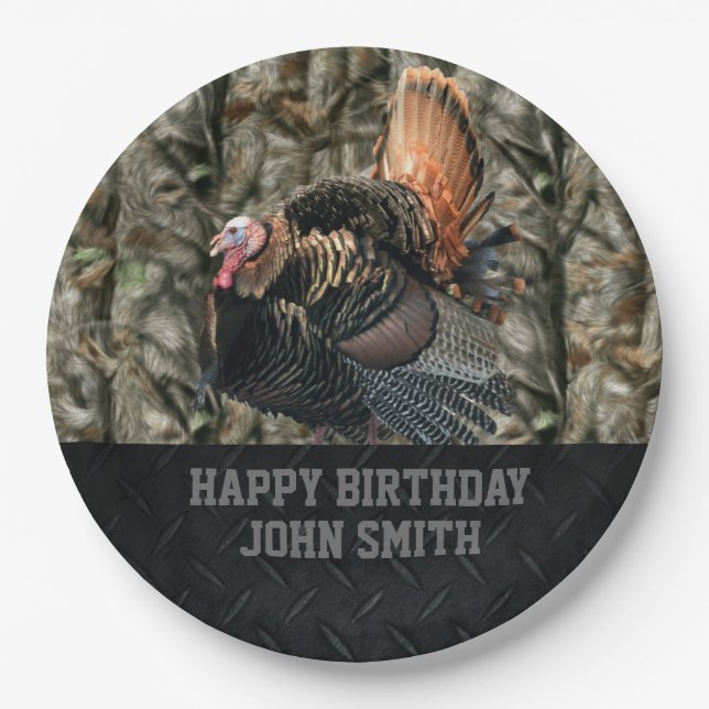 Die Türkei-Camouflage, die alles- Gute zum Pappteller (Vorderseite)