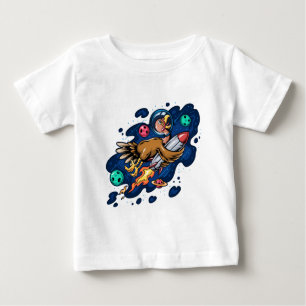 Die Türkei fährt eine Weltraumrakete mit hoher Ges Baby T-shirt