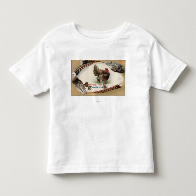 Die Türkei-Federn Kleinkind T-shirt (Vorderseite)