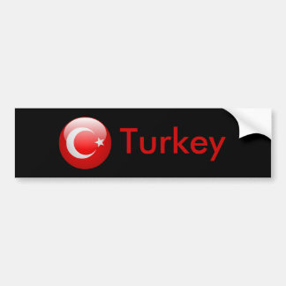 Die Türkei-Flagge Autoaufkleber