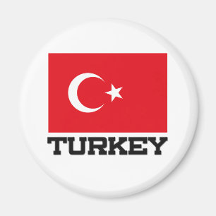 Die Türkei-Flagge Magnet
