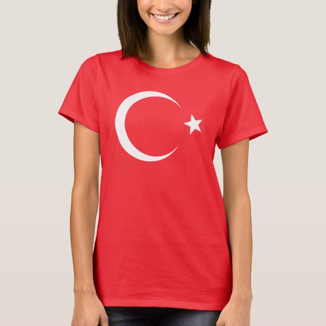 Die Türkei-Flagge T-Shirt (Vorderseite)