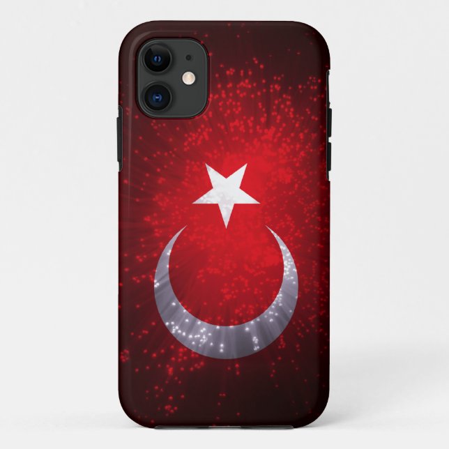 Die Türkei-Flaggen-Feuerwerk Case-Mate iPhone Hülle (Rückseite)