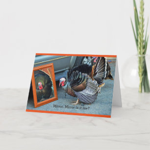 Die Türkei-Grußkarte, die seine Reflexion Feiertagskarte