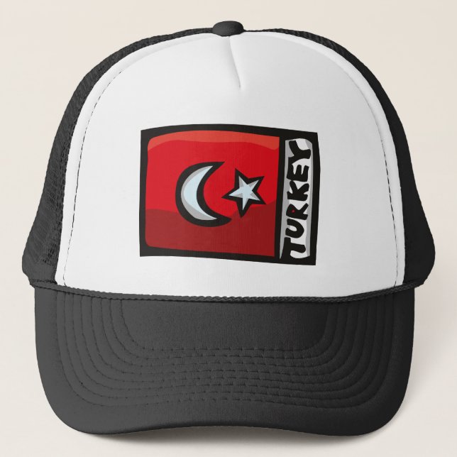 Die Türkei-Hut Truckerkappe (Vorderseite)