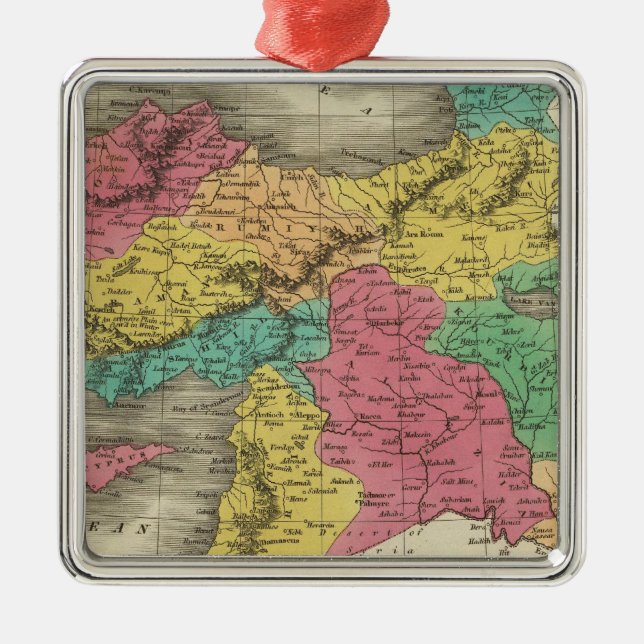 Die Türkei in Asien 3 Silbernes Ornament (Vorne)