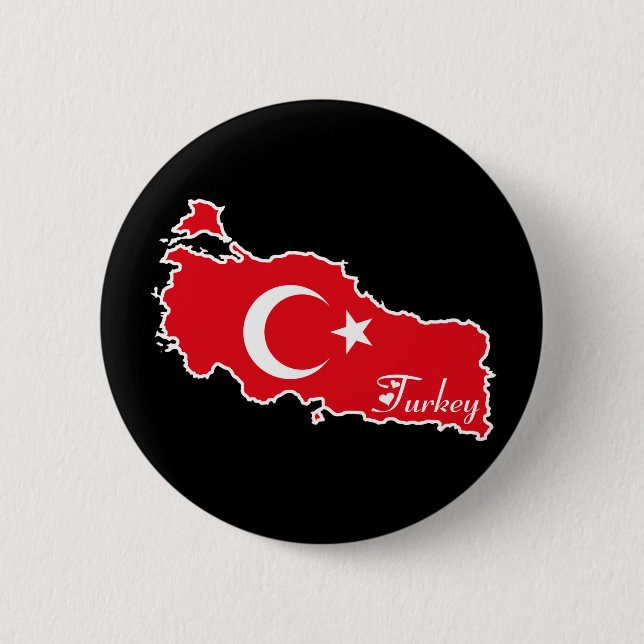 Die Türkei-Knopf Button (Vorderseite)