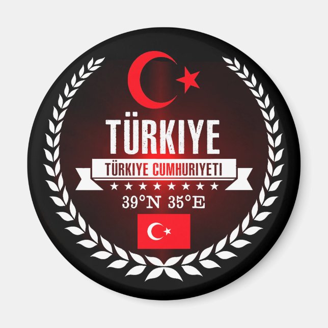Die Türkei Magnet (Vorne)