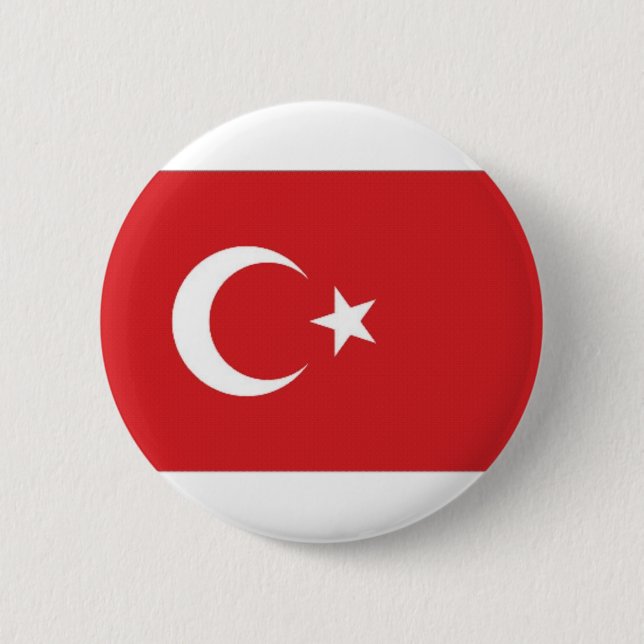 Die Türkei-Staatsflagge Button (Vorderseite)