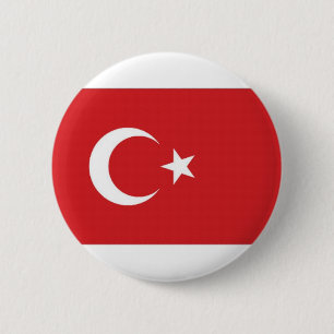 Die Türkei-Staatsflagge Button