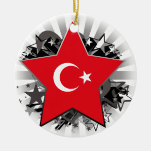 Die Türkei-Stern Keramikornament