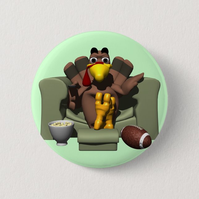 Die Türkei und Fußball Button (Vorderseite)