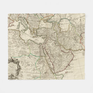 Die Türkei und Schweden Fleecedecke