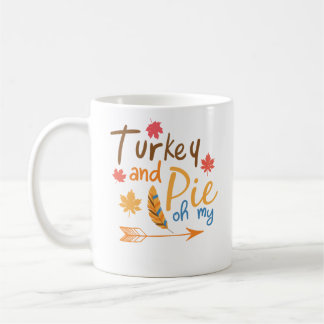 Die Türkei und Torte oh mein glücklicher Erntedank Kaffeetasse