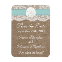 Die türkisfarbene Sand Dollar Beach Hochzeitskolle