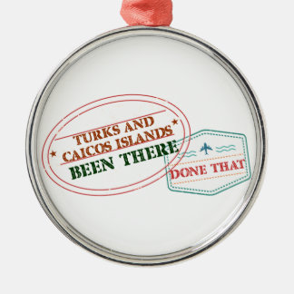 Die Turks- und Caicosinseln dort getan dem Silbernes Ornament