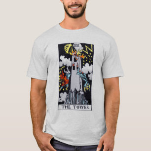 Die Turm-Tarot-Karte T-Shirt