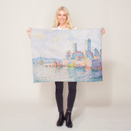 Die Türme von Antibes (von Paul Signac) Fleecedecke