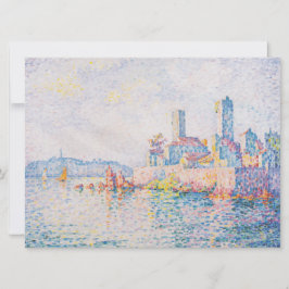 Die Türme von Antibes (von Paul Signac) Karte