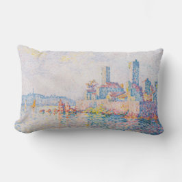 Die Türme von Antibes (von Paul Signac) Lendenkissen