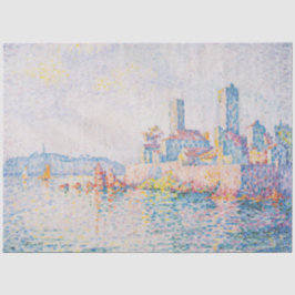 Die Türme von Antibes (von Paul Signac) Seidenpapier