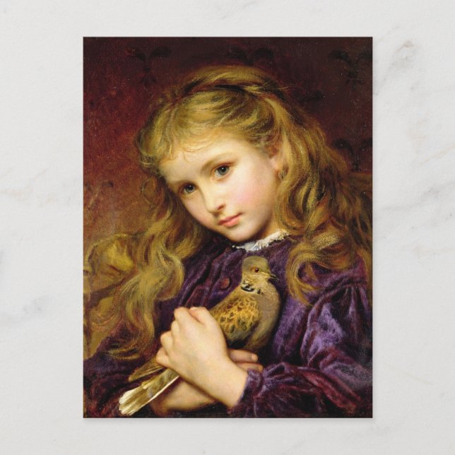 Die Turteltaube von Sophie Anderson Postkarte (Vorderseite)
