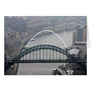 Die Tyne-Brücke und die Millennium-Brücke