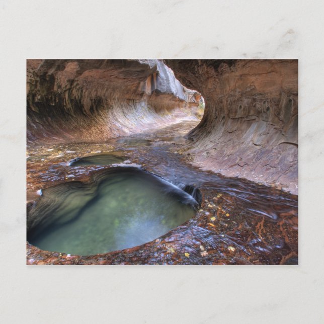 Die U-Bahn entlang der Links Gabel der Jungfrau 2 Postkarte (Vorderseite)