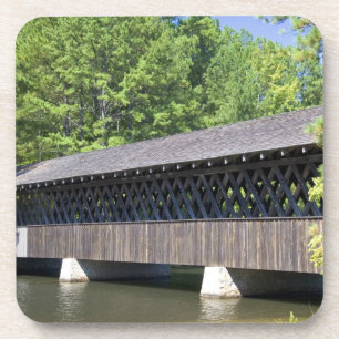 Die überdachte Brücke Stone Mountain bei Stone Untersetzer