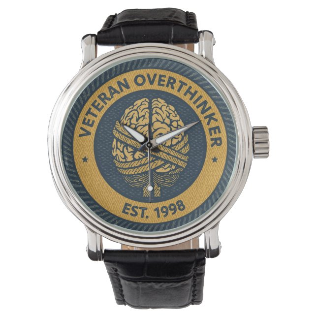 Die "ÜBERDENKEN"-Leistungsabzeichen-Uhr Armbanduhr (Vorderseite)